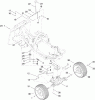 Toro 70185 (G132) - G132 Rear-Engine Riding Mower, 2010 (310000001-310999999) Ersatzteile GEAR TRANSMISSION AND LINKAGE ASSEMBLY