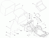 Toro 70185 (G132) - G132 Rear-Engine Riding Mower, 2010 (310000001-310999999) Ersatzteile SEAT AND REAR BAG ASSEMBLY