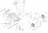 Toro 70186 (H132) - H132 Rear-Engine Riding Mower, 2006 (260000001-260999999) Ersatzteile FRONT AXLE AND STEERING ASSEMBLY