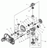 Toro 70186 (H132) - H132 Rear-Engine Riding Mower, 2006 (260000001-260999999) Ersatzteile HYDRO TRANSAXLE-ASSEMBLY NO 106-1840