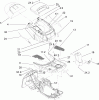 Toro 70186 (H132) - H132 Rear-Engine Riding Mower, 2007 (260732867-270805635) Ersatzteile BODY AND DECAL ASSEMBLY