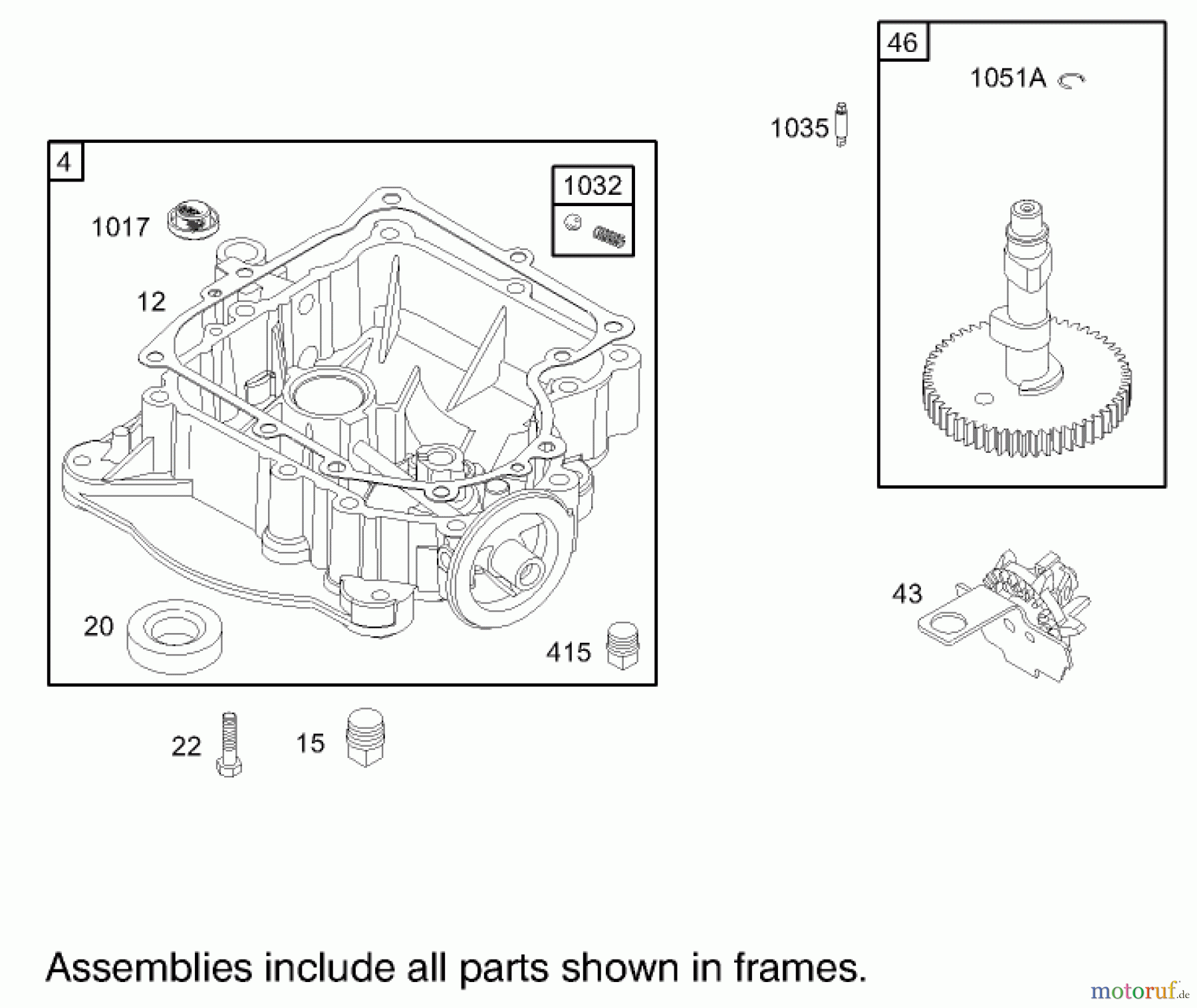 Toro Neu Mowers, Rear-Engine Rider 70186 (H132) - Toro H132 Rear-Engine Riding Mower, 2007 (260732867-270805635) CRANKCASE ASSEMBLY BRIGGS AND STRATTON 31G777-0121-E1
