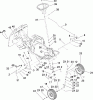 Toro 70186 (H132) - H132 Rear-Engine Riding Mower, 2007 (260732867-270805635) Ersatzteile FRONT AXLE AND STEERING ASSEMBLY