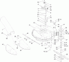 Toro 70186 (H132) - H132 Rear-Engine Riding Mower, 2011 (311000001-311999999) Ersatzteile DECK AND SPINDLE ASSEMBLY