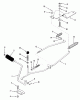 Toro E3-12K602 (112-6) - 112-6 Rear Engine Rider, 1989 Ersatzteile CLUTCH, BRAKE LINKAGE