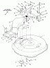 Toro E3-12K602 (112-6) - 112-6 Rear Engine Rider, 1989 Ersatzteile MOWER DECK AND FRONT MOUNT