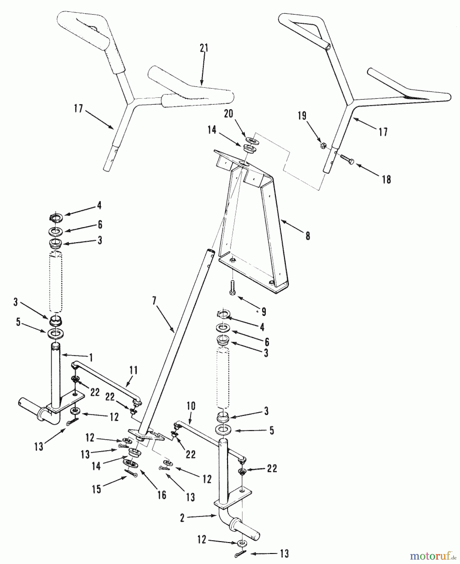 Toro Neu Mowers, Rear-Engine Rider R3-10B402 (110-4e) - Toro 110-4e Rear Engine Rider, 1991 SECTION 3-FRONT AXLE AND STEERING