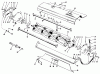 Toro 03102 - 58" Professional, 1967 (7000001-7999999) Ersatzteile 58" PROFESSIONAL WING MOWER REEL ASSEMBLY PARTS LIST