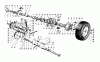 Toro 03113 - 58" Professional, 1968 (8000001-8999999) Ersatzteile DIFFENTIAL AND COUNTERSHAFT ASSEMBLY