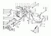 Toro 03113 - 58" Professional, 1968 (8000001-8999999) Ersatzteile MAIN FRAME AND COUNTERBALANCE ASSEMBLY