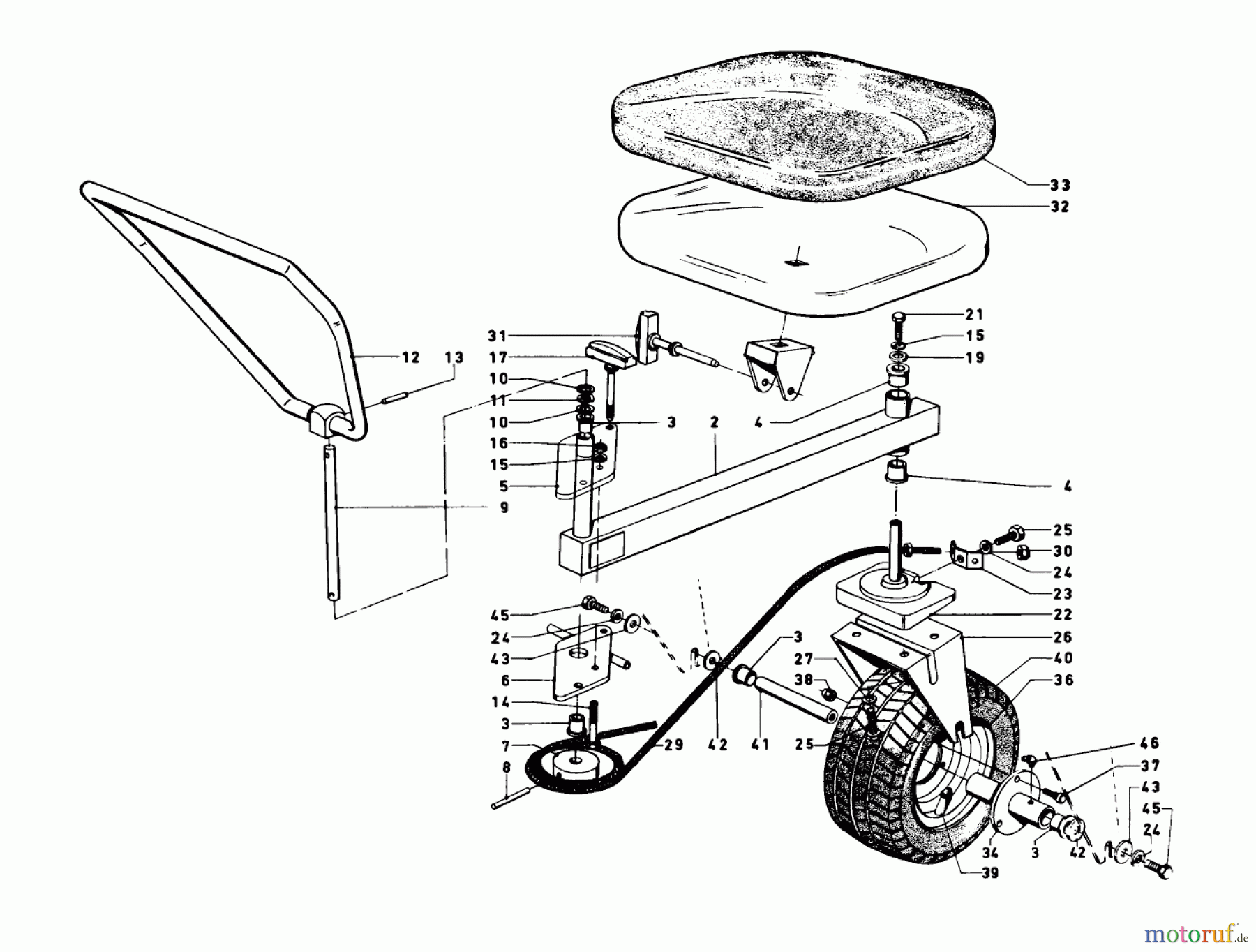 Toro Neu Mowers, Riding 03113 - Toro 58