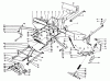 Toro 03108 - 58" Professional, 1982 (2000001-2999999) Ersatzteile MAIN FRAME AND COUNTERBALANCE ASSEMBLY