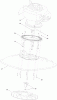 Toro 02601 - HoverPro 450 Mower, 2012 (SN 312000001-312999999) Ersatzteile ENGINE AND DECK ASSEMBLY