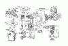 Toro 10323 - Sportlawn Lawnmower, 1969 (9000001-9999999) Ersatzteile ENGINE MODEL NO. 60102 RECOIL START