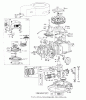 Toro 16222 - Lawnmower, 1971 (1000001-1999999) Ersatzteile ENGINE BRIGGS & STRATTON MODEL NO. 92908-1130-01 FOR 21" SELF-PROPELLED MODEL NO. 16222