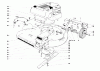 Toro 16222 - Lawnmower, 1971 (1000001-1999999) Ersatzteile HOUSING AND ENGINE ASSEMBLY MODEL 16222