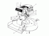 Toro 16009 - Whirlwind II Lawnmower, 1977 (7000001-7999999) Ersatzteile ENGINE ASSEMBLY MODEL 16277