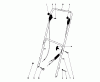Toro 16009 - Whirlwind II Lawnmower, 1977 (7000001-7999999) Ersatzteile HANDLE ASSEMBLY MODELS 16009, 16113, 16277