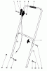 Toro 16277 - Whirlwind Lawnmower, 1979 (9000001-9999999) Ersatzteile HANDLE ASSEMBLY MODEL 16009 AND 16113
