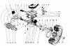 Toro 16264 - Whirlwind II Lawnmower, 1977 (7000001-7999999) Ersatzteile GEAR BOX ASSEMBLY MODEL 16264