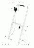 Toro 16287 - Whirlwind II Lawnmower, 1979 (9000001-9999999) Ersatzteile HANDLE ASSEMBLY MODEL 16067 AND 16155