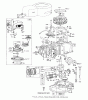 Toro 16273 - Whirlwind Lawnmower, 1973 (3000001-3999999) Ersatzteile ENGINE BRIGGS & STRATTON - MODEL 92908-1223-01 FOR 21" HAND PROPELLED MODEL 16173