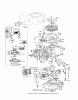 Toro 16273 - Whirlwind Lawnmower, 1975 (5000001-5999999) Ersatzteile ENGINE BRIGGS & STRATTON MODEL 92908-1457-01 FOR 21" HAND PROPELLED MODEL 16173