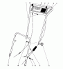 Toro 16273 - Whirlwind Lawnmower, 1975 (5000001-5999999) Ersatzteile HANDLE ASSEMBLY MODELS 16073, 16173, 16273