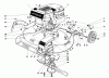 Toro 16273 - Whirlwind Lawnmower, 1975 (5000001-5999999) Ersatzteile HOUSING AND ENGINE ASSEMBLY MODEL 16273