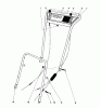 Toro 16273 - Whirlwind Lawnmower, 1976 (6000001-6999999) Ersatzteile HANDLE ASSEMBLY MODELS 16073, 16173, 16273