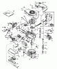 Toro 16077 - Lawnmower, 1980 (0000001-0999999) Ersatzteile ENGINE TECUMSEH MODEL NO. TNT 100-10071C