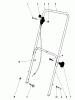 Toro 16077 - Lawnmower, 1980 (0000001-0999999) Ersatzteile HANDLE ASSEMBLY MODEL 16077 AND 16165