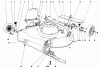 Toro 16077 - Lawnmower, 1980 (0000001-0999999) Ersatzteile HOUSING ASSEMBLY MODEL 16077 AND 16165