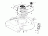 Toro 16077 - Lawnmower, 1981 (1000001-1999999) Ersatzteile ENGINE ASSEMBLY MODEL 16077 AND 16165