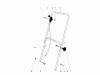 Toro 16077 - Lawnmower, 1981 (1000001-1999999) Ersatzteile HANDLE ASSEMBLY MODEL 16077 AND 16165