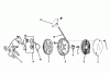 Toro 16077 - Lawnmower, 1981 (1000001-1999999) Ersatzteile REWIND STARTER NO. 590519
