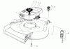 Toro 16165 - Lawnmower, 1983 (3000001-3999999) Ersatzteile ENGINE ASSEMBLY