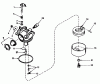 Toro 16165 - Lawnmower, 1984 (4000001-4999999) Ersatzteile CARBURETOR NO. 632050A