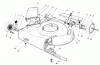 Toro 16165 - Lawnmower, 1984 (4000001-4999999) Ersatzteile HOUSING ASSEMBLY