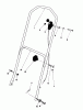 Toro 16165C - Lawnmower, 1986 (6000001-6999999) Ersatzteile HANDLE ASSEMBLY