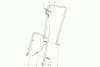Toro 16172 - Lawnmower, 1973 (3000001-3999999) Ersatzteile HANDLE ASSEMBLY