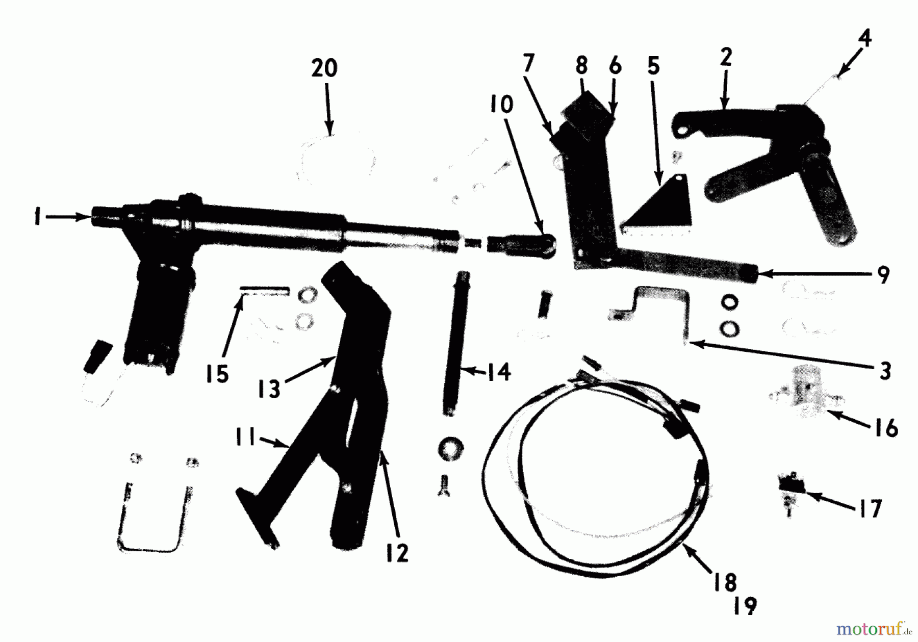 Toro Neu Accessories 84221 - Toro Electric Lift, 1973 ELECTRIC LIFT ACCESSORY PARTS LIST-MODEL 8-4221