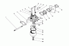 Toro 16202C - Lawnmower, 1986 (6000001-6999999) Ersatzteile CARBURETOR ASSEMBLY