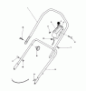 Toro 16202C - Lawnmower, 1986 (6000001-6999999) Ersatzteile HANDLE ASSEMBLY