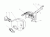 Toro 16202C - Lawnmower, 1986 (6000001-6999999) Ersatzteile MUFFLER ASSEMBLY