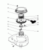 Toro 16202C - Lawnmower, 1988 (8000001-8999999) Ersatzteile RECOIL ASSEMBLY (MODEL NO. 47PH7)