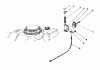 Toro 16212 - Lawnmower, 1984 (4000001-4999999) Ersatzteile BRAKE ASSEMBLY