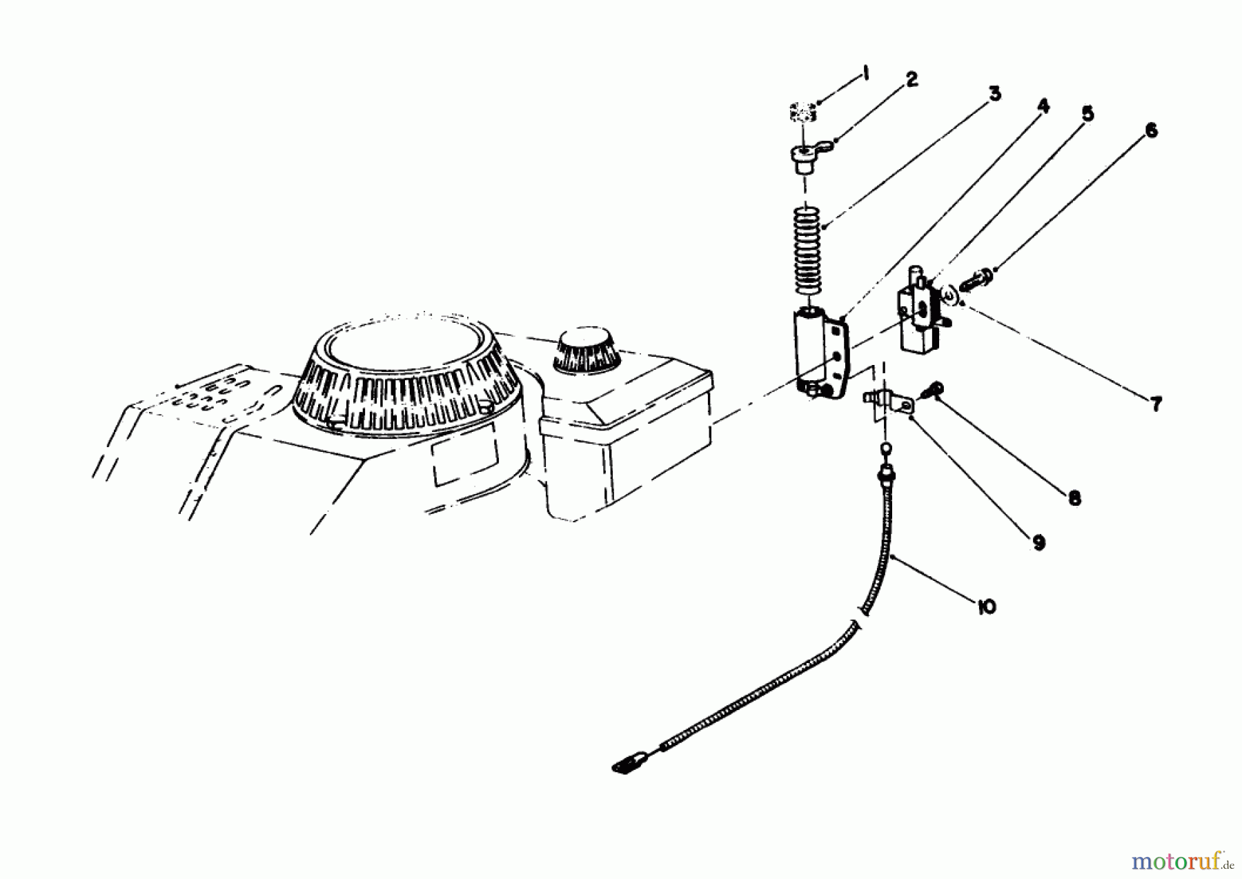 Toro Neu Mowers, Walk-Behind Seite 1 16212 - Toro Lawnmower, 1984 (4000001-4999999) BRAKE ASSEMBLY