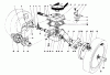 Toro 16212 - Lawnmower, 1984 (4000001-4999999) Ersatzteile GEAR CASE ASSEMBLY