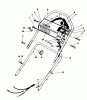 Toro 16212 - Lawnmower, 1984 (4000001-4999999) Ersatzteile HANDLE ASSEMBLY